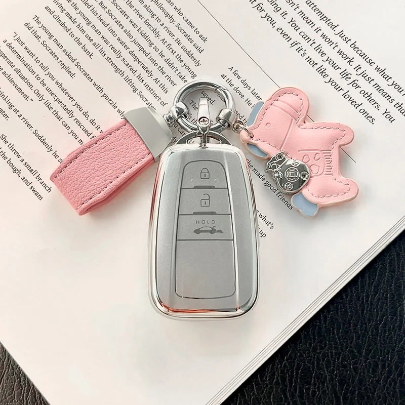 适用于丰田凯美瑞钥匙套卡罗拉雷凌荣放rav4亚洲龙威兰达汉兰达锋