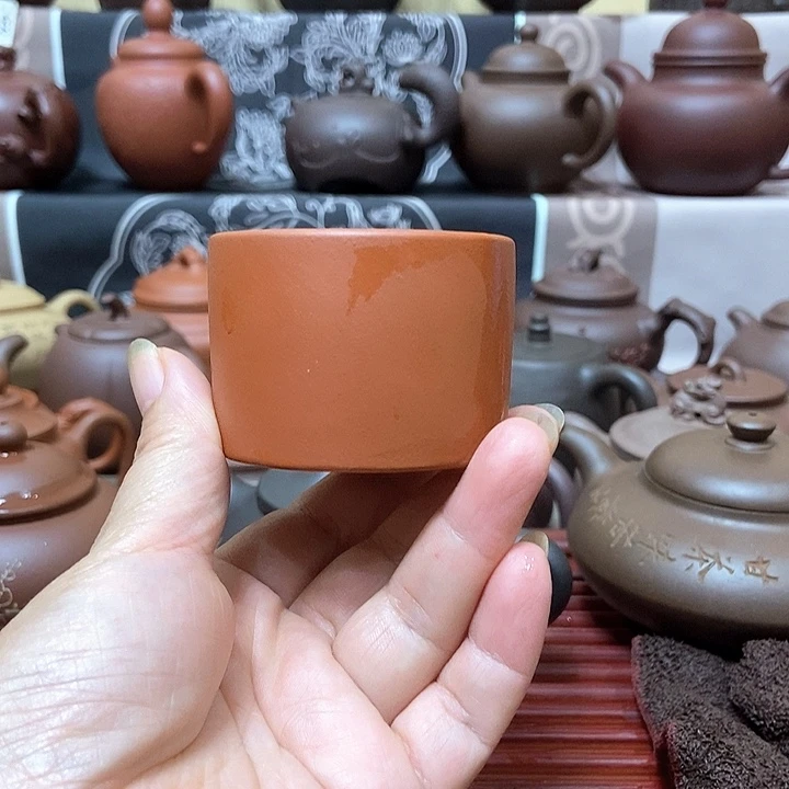 大***亮茶壶紫砂红泥杯子