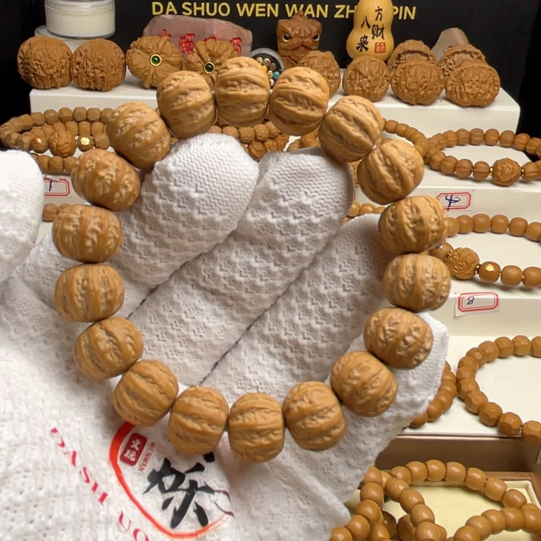 猴头核桃吊坠京八棱全品
