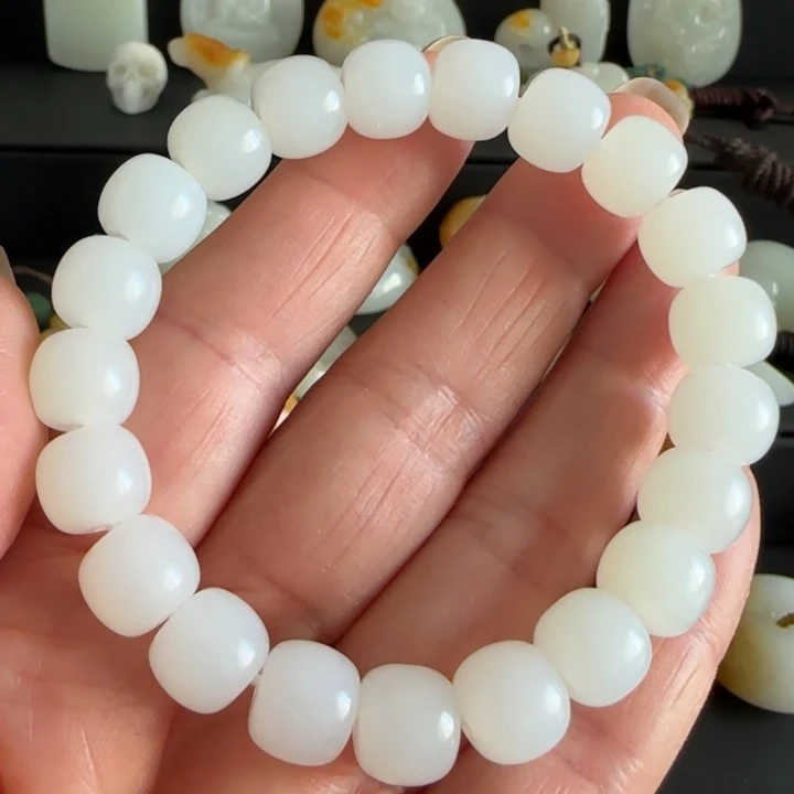 和田玉手链未镶嵌