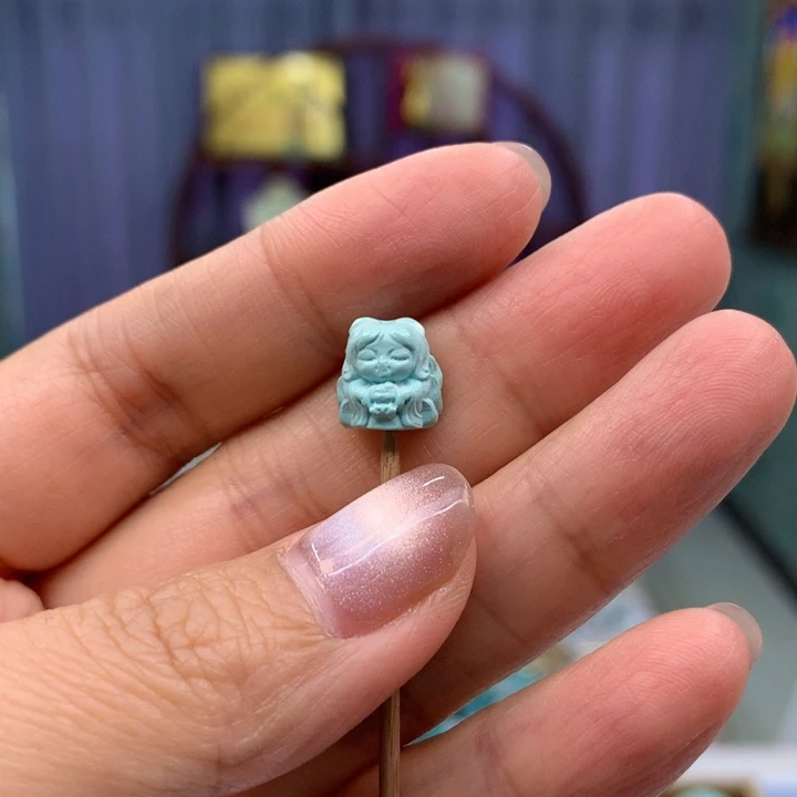 习***习未镶嵌绿松石配饰