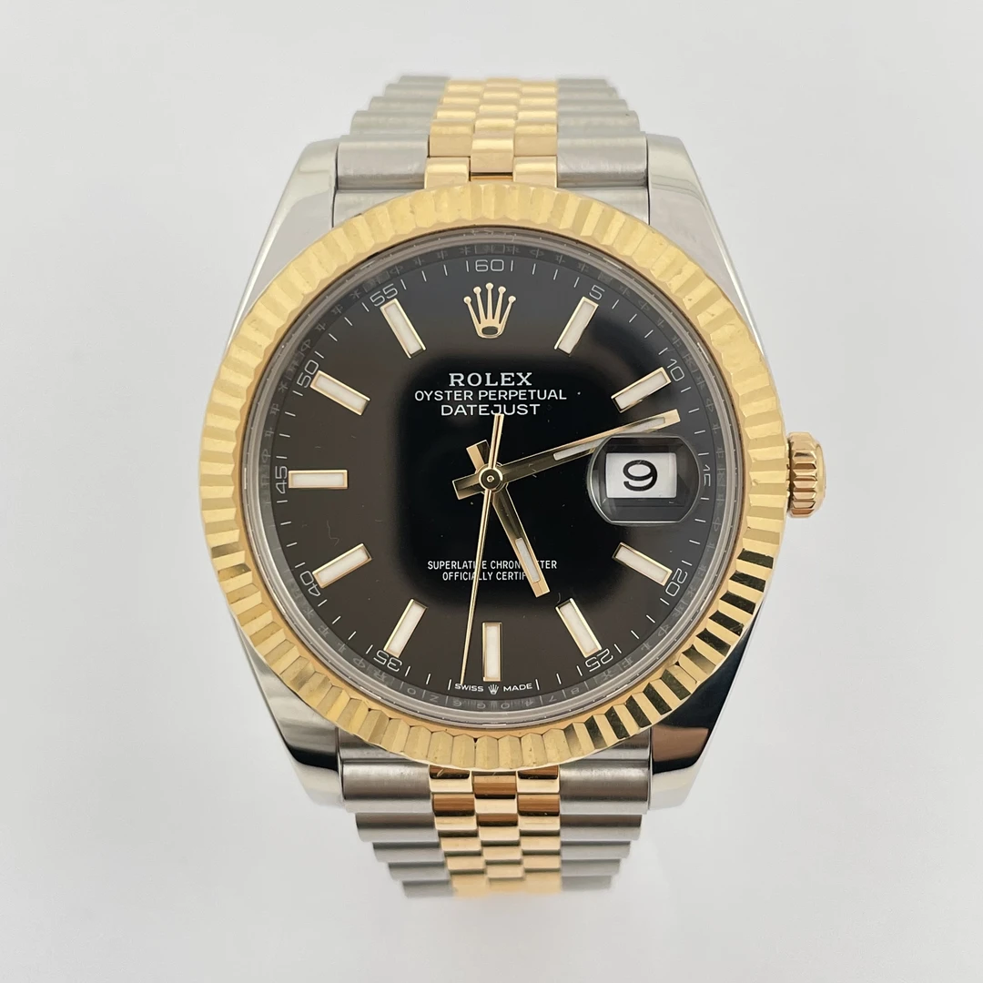 95新 Rolex/劳力士 日志/m126333-0014/41表径/18k黄金/23全套