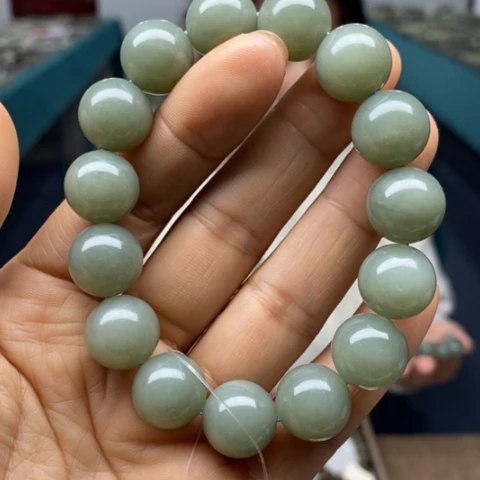 和田玉未镶嵌手链214