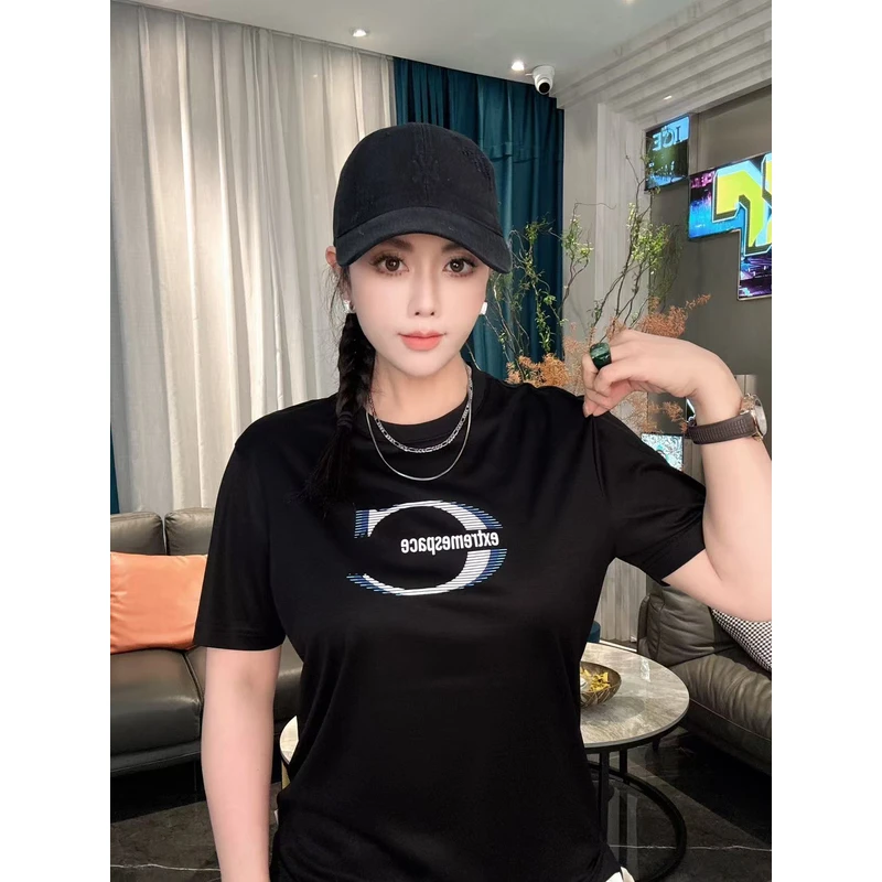 EXTREME SPACE轻奢高端气质百搭简约休闲男士短袖打底衫D2513