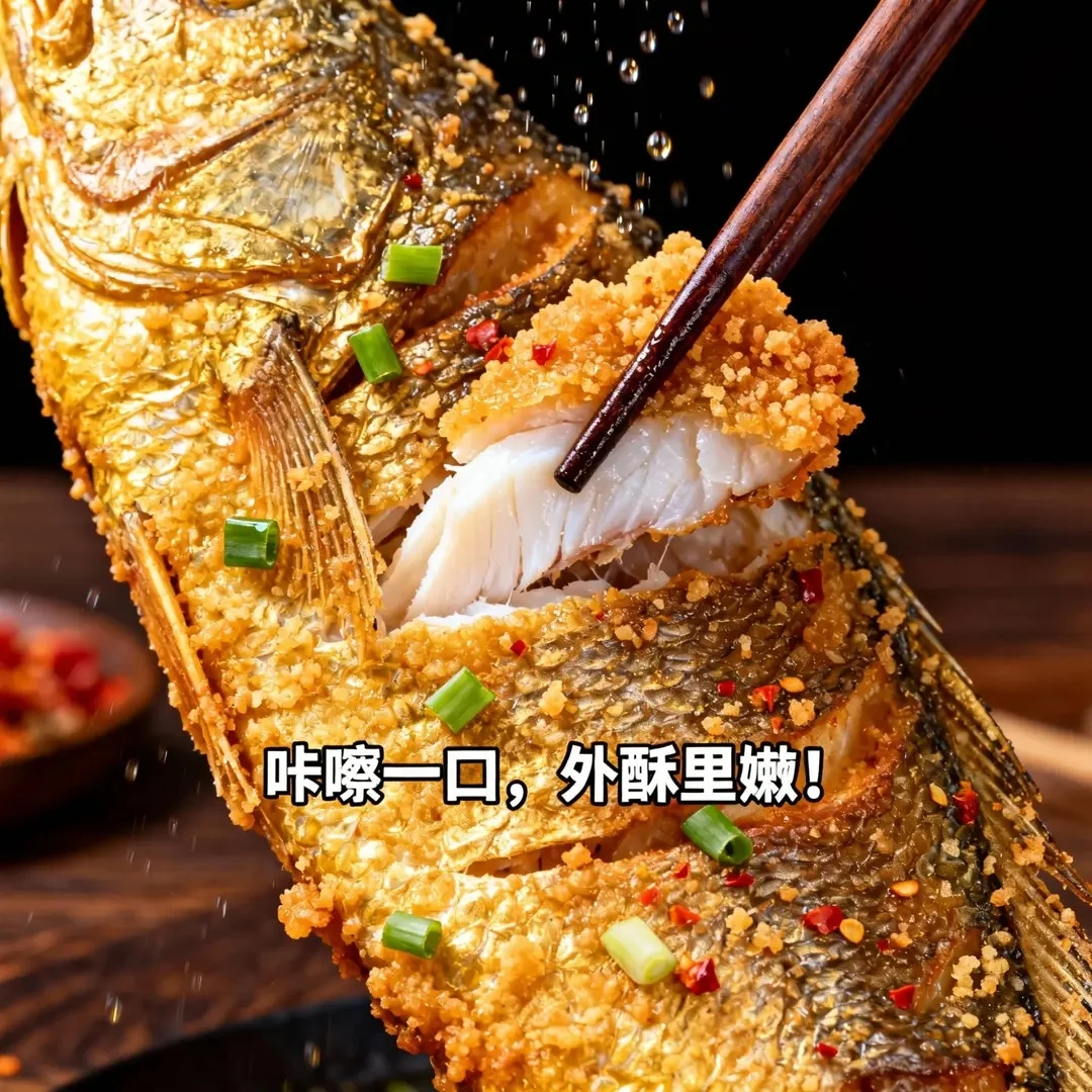 新鲜开封正宗油炸黄河鲤鱼半成品红烧整鱼新鲜鲤鱼