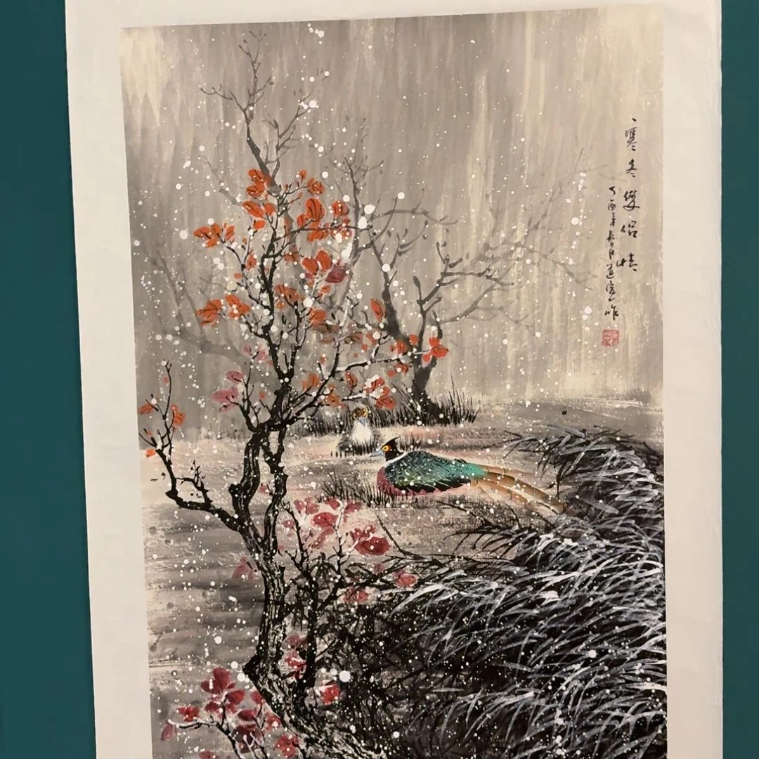 国画董老师作品画作