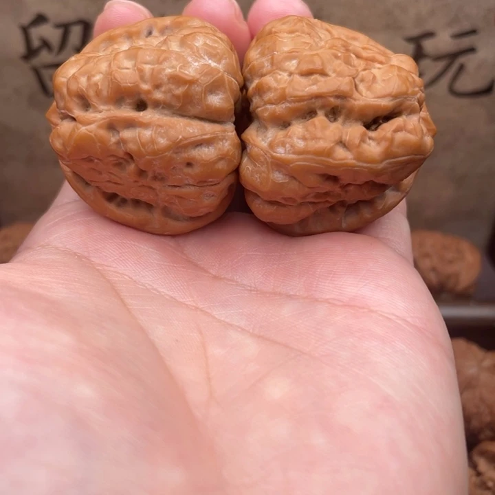 把件文玩核桃40蛤蟆头