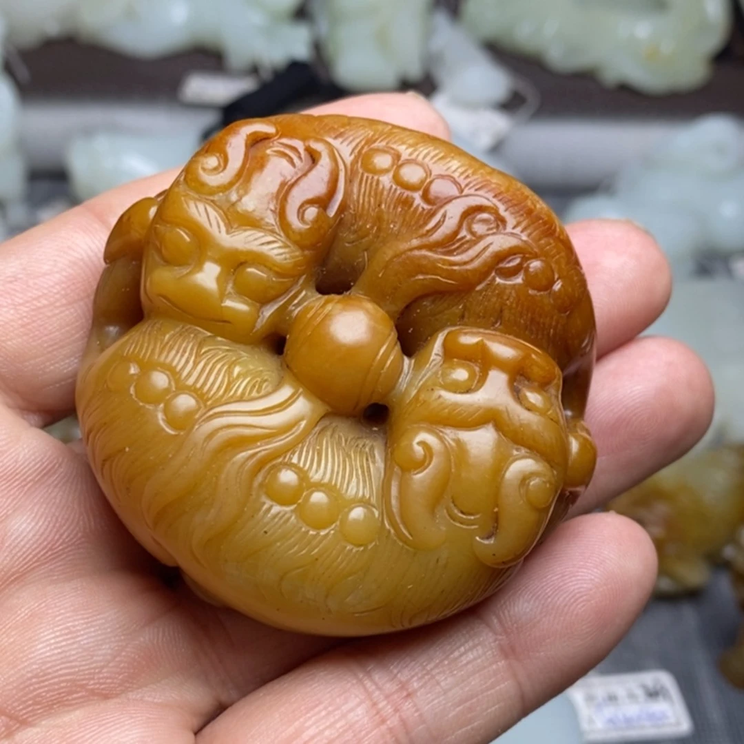 【闪购商品】和田玉（糖玉）颈饰未镶嵌用****4