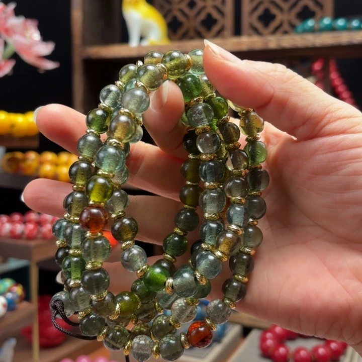 用***7DIY玻璃手工制作琉璃长链