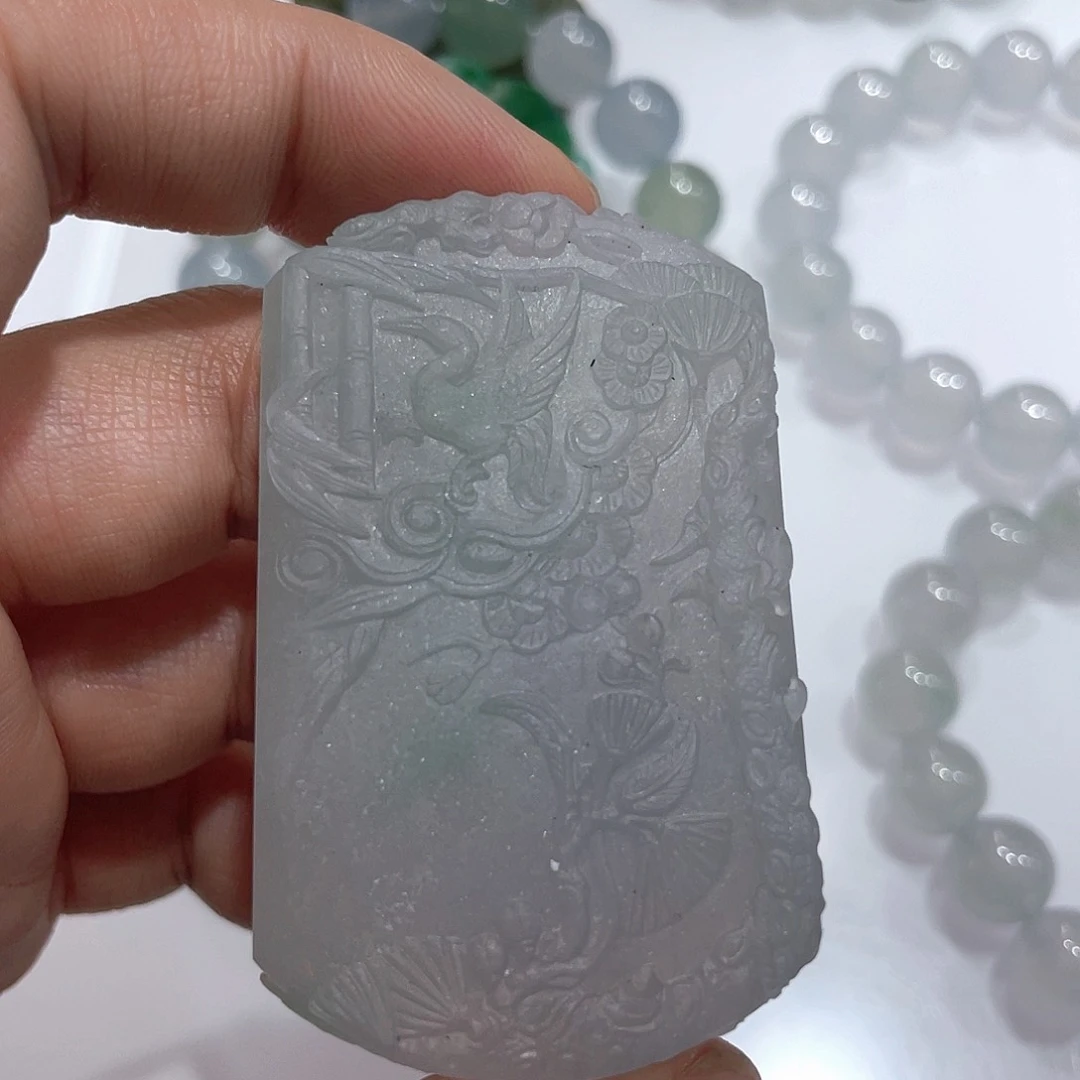 定制翡翠未镶嵌毛货