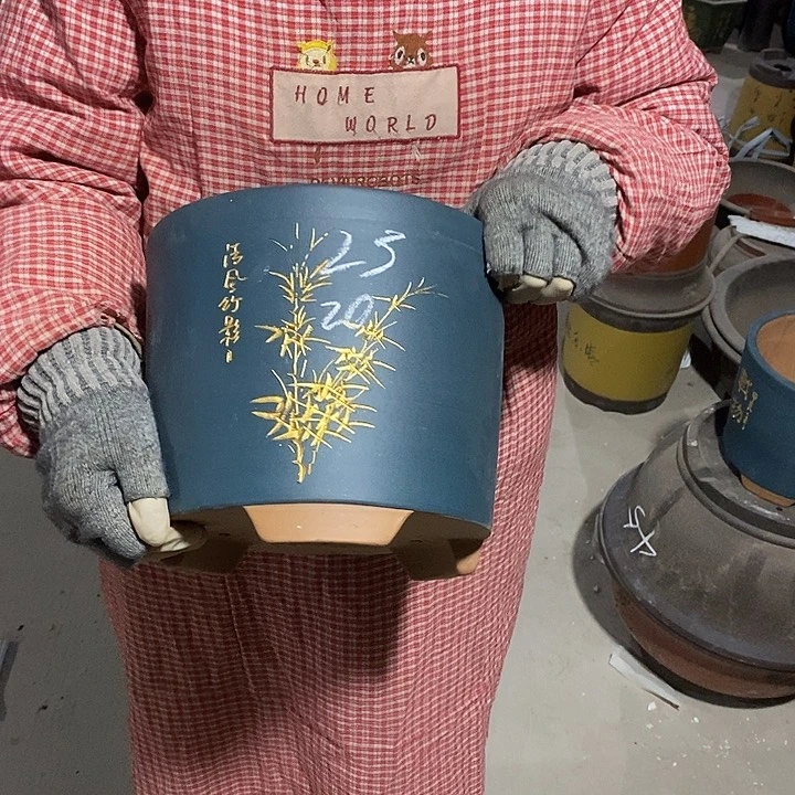 紫砂花盆紫砂花盆