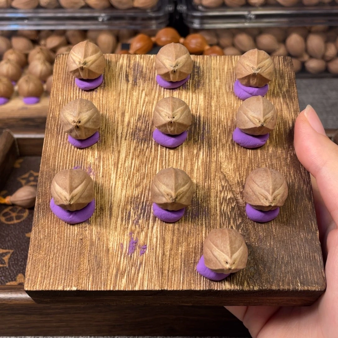 橄榄核手串/手链梅林铁核三面佛1725