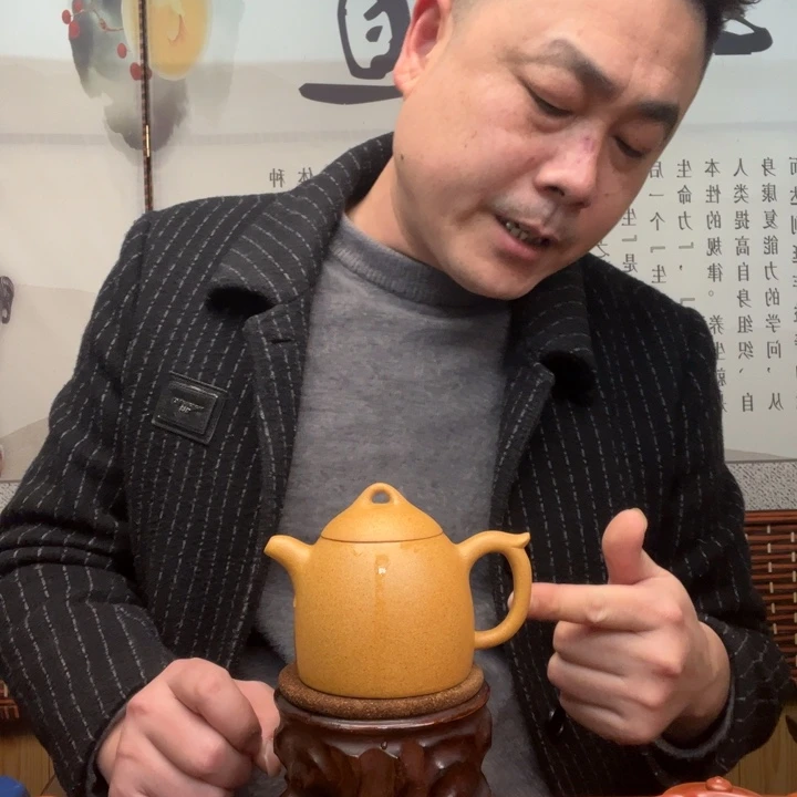 茶壶紫砂马**拿原矿黄金段全手工秦权245毫升