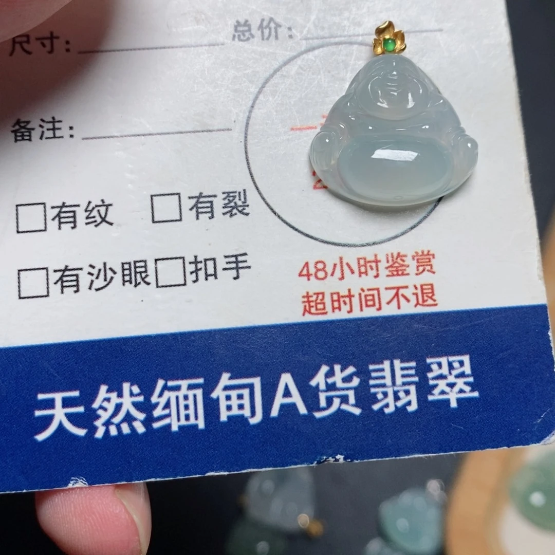 才***.翡翠未镶嵌颈饰翡翠