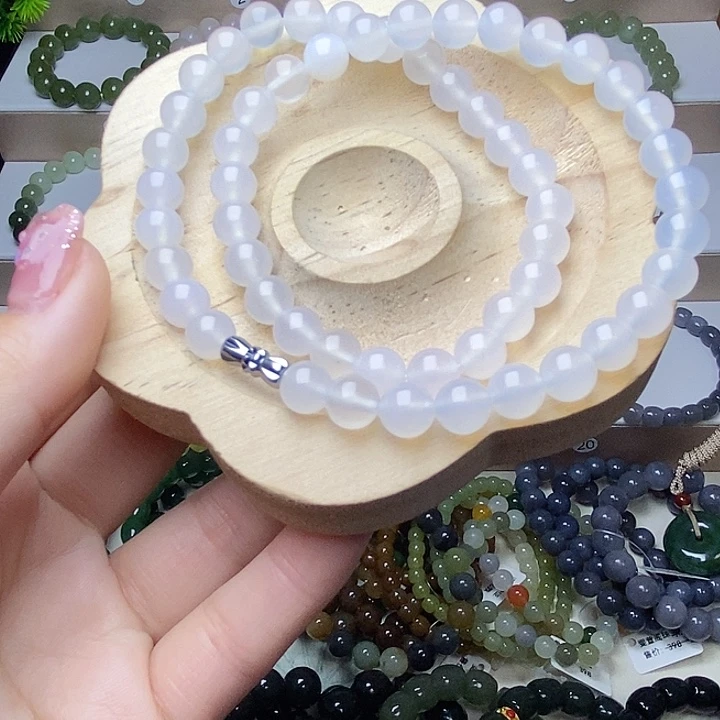 玛瑙/玉髓合金颈饰