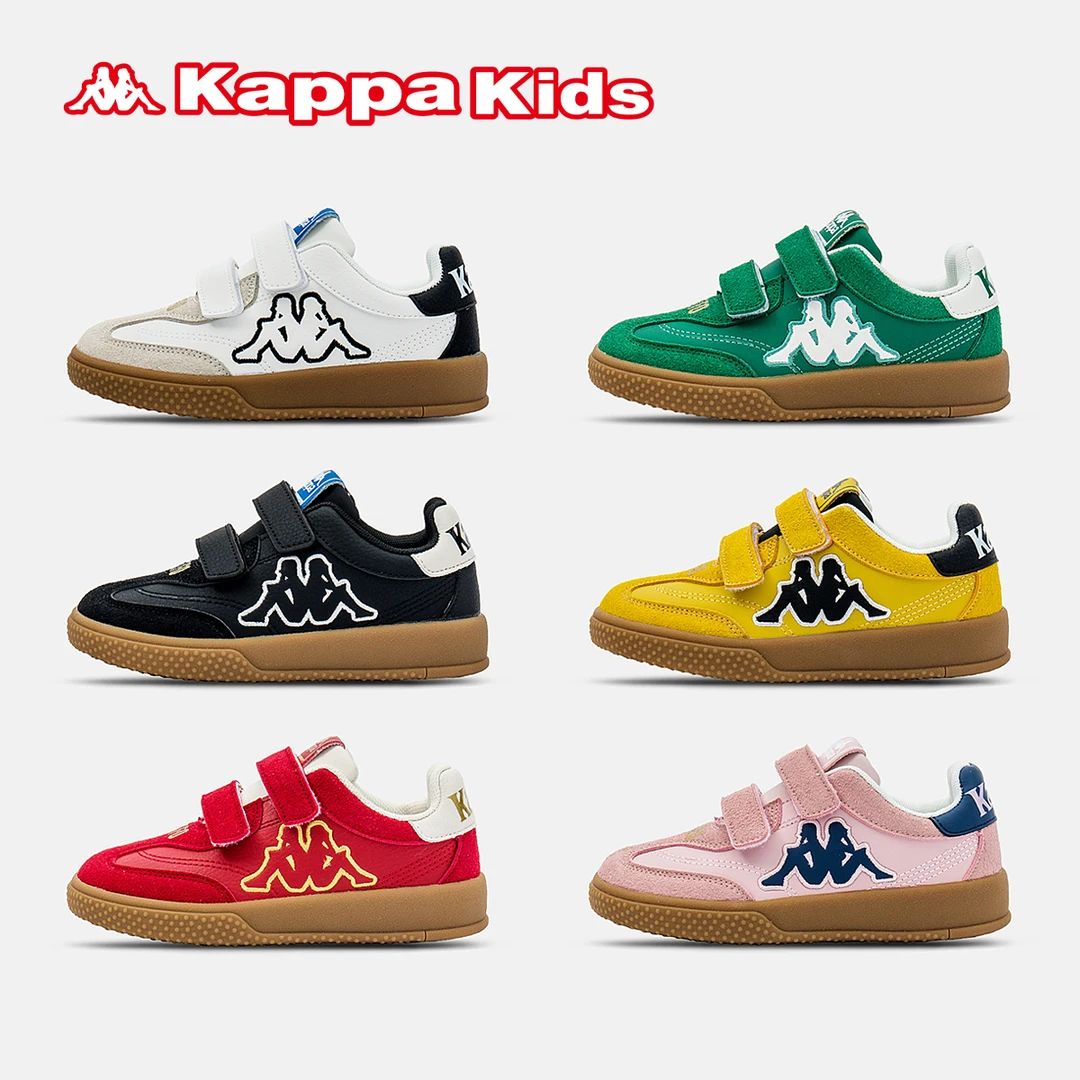 【kappa kid】卡帕春夏新款百搭学生魔术贴休闲鞋板鞋KAZY241205