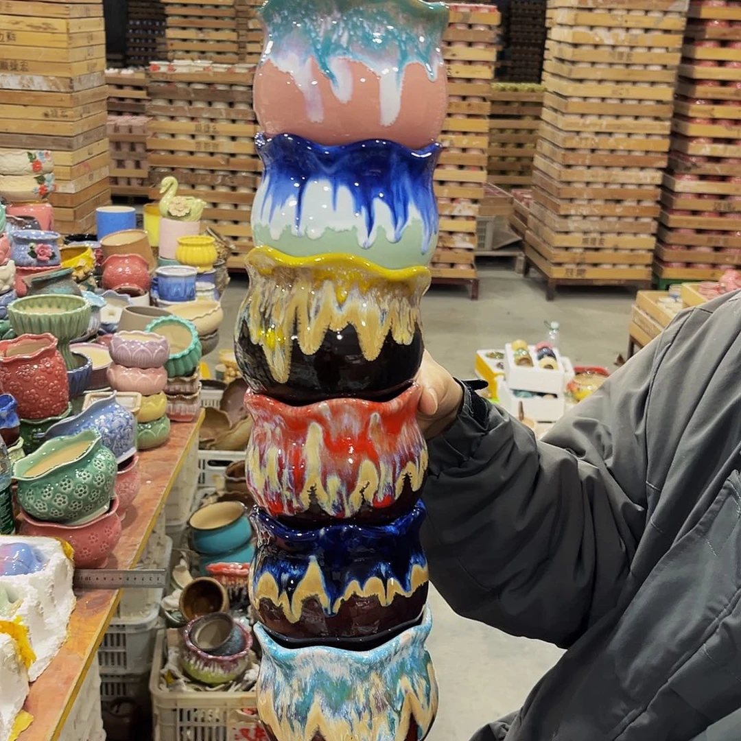 陶瓷口径12高10 福利款多肉花盆