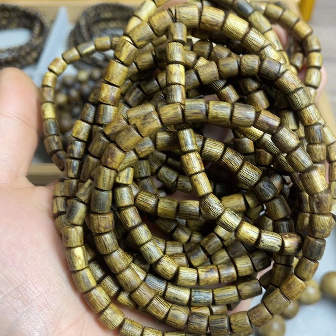 沉香沉香碎屑奇楠沉香单圈6毫米花香韵