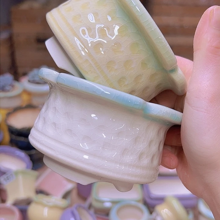 红陶陶瓷花盆当场满12包邮