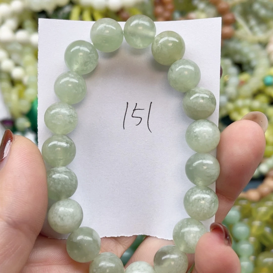 未镶嵌蛇纹石玉手链