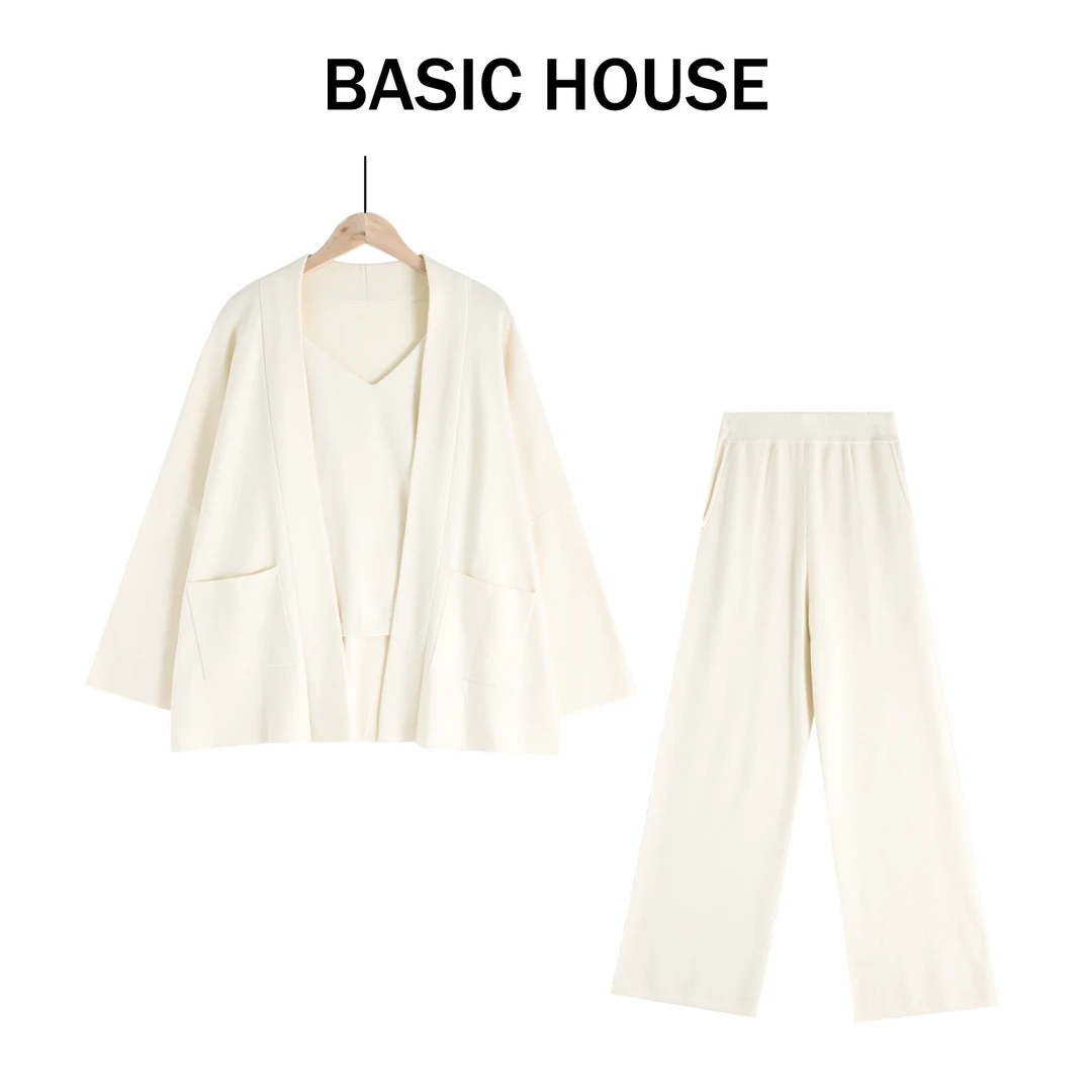 Basic House百家好秋冬休闲气质百搭气质时尚套装B1385B5ZU12