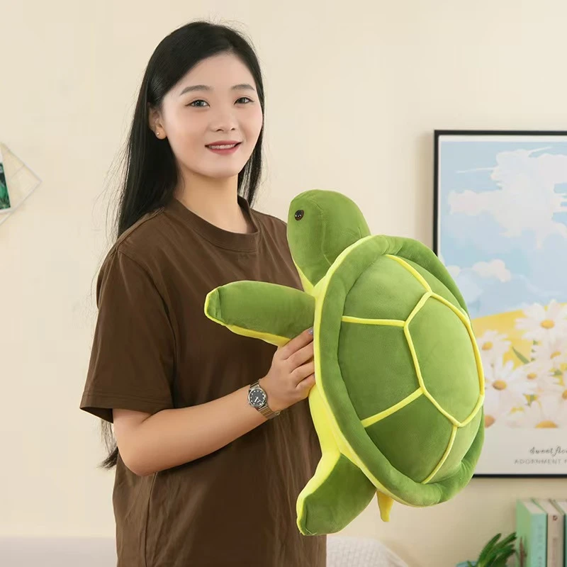 极软小乌龟毛绒玩具公仔可爱海龟娃娃睡觉抱枕靠枕送儿童礼物