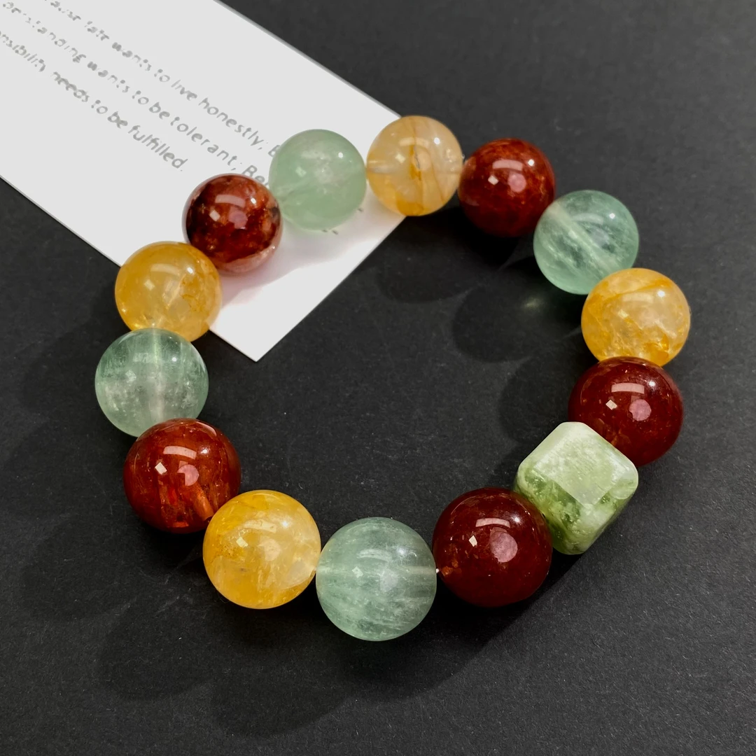 天然多宝水晶手串招财纳福高级优雅女款手链