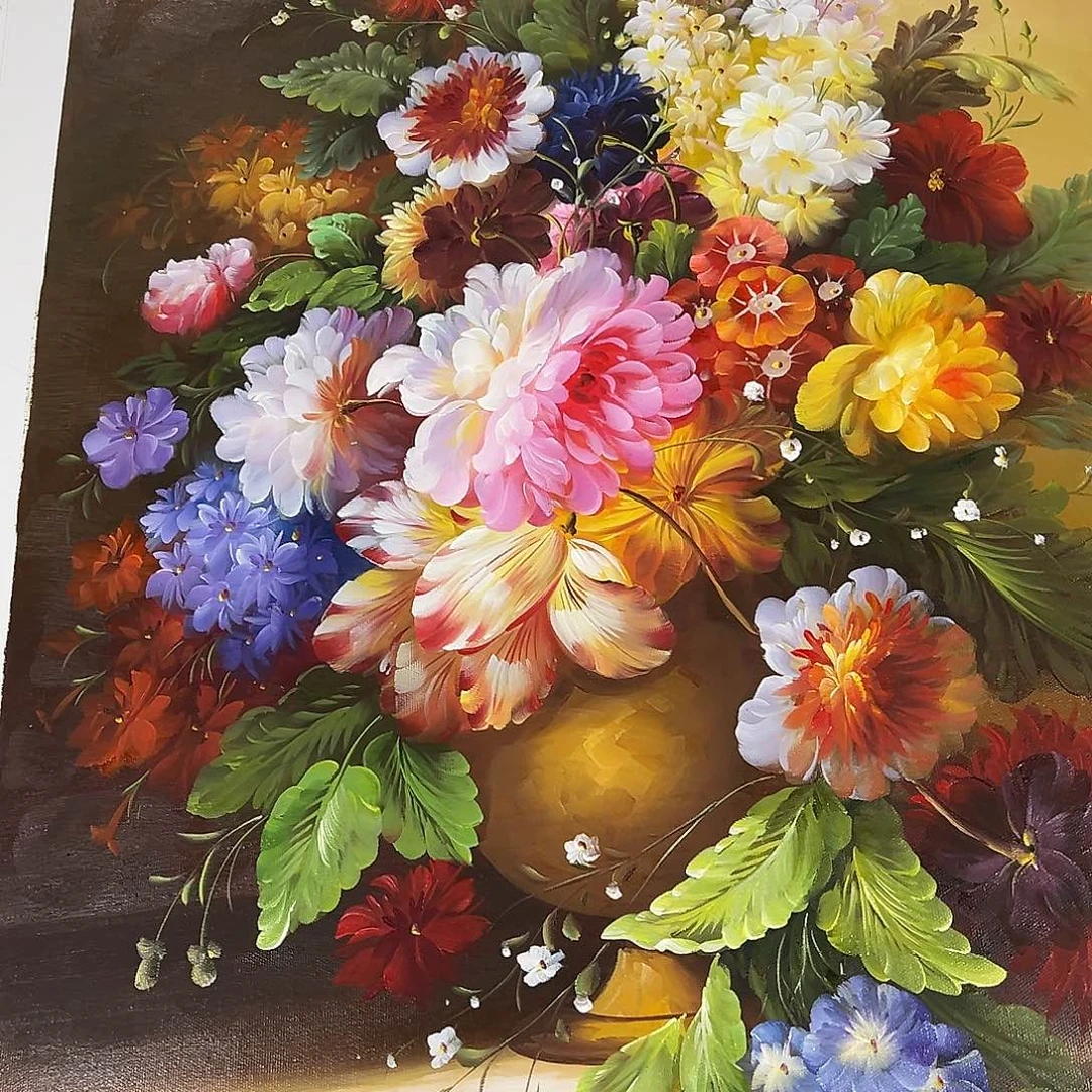 油画恭喜之一嘻嘻