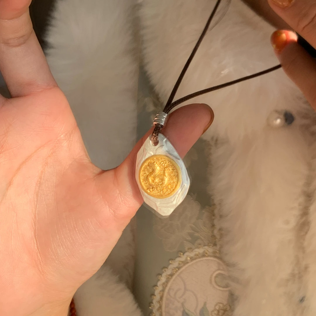 吊坠足银 燕归yangui“有蛇有得”蛇生肖足银999.9项链