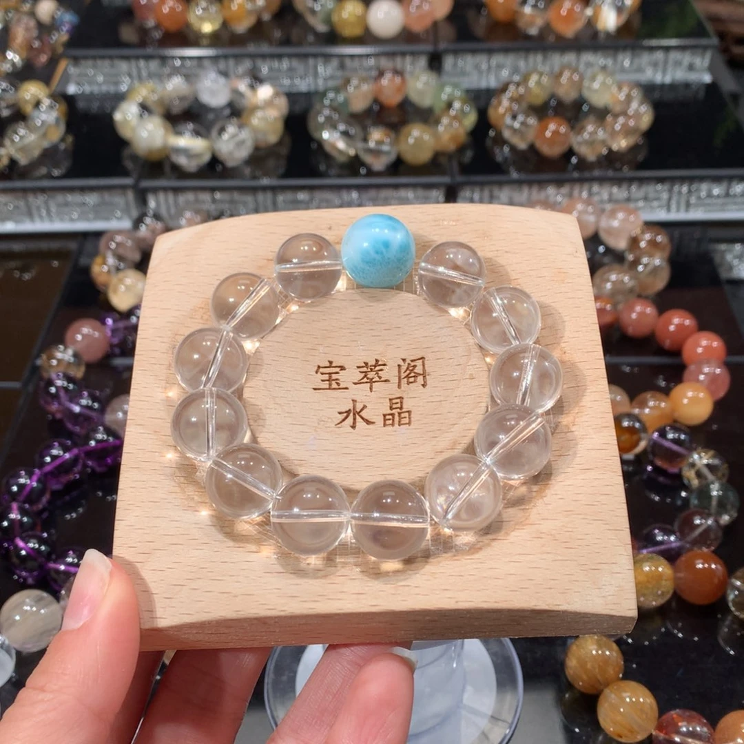 未镶嵌手串水晶卡15白水晶