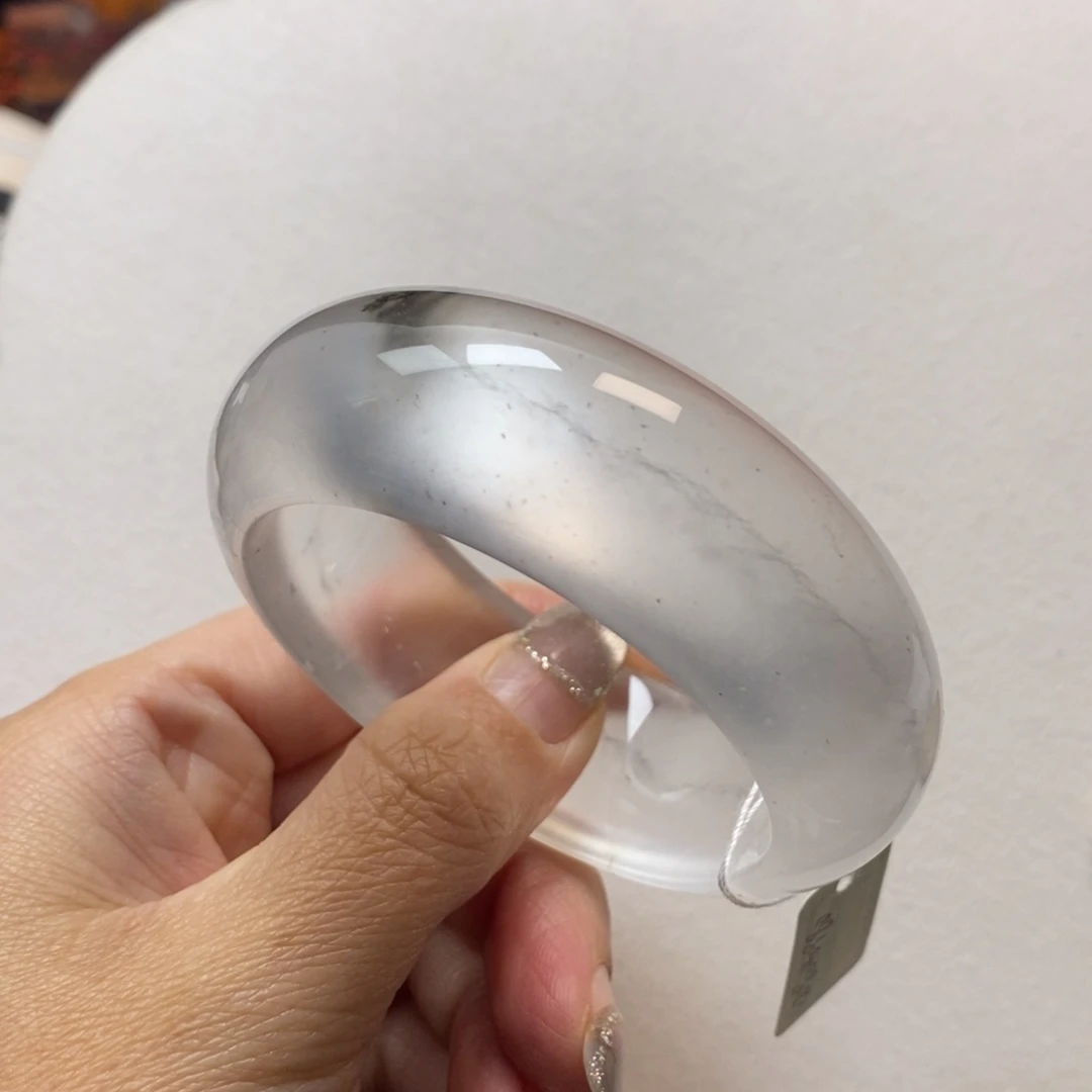 石英质玉未镶嵌手镯52-53