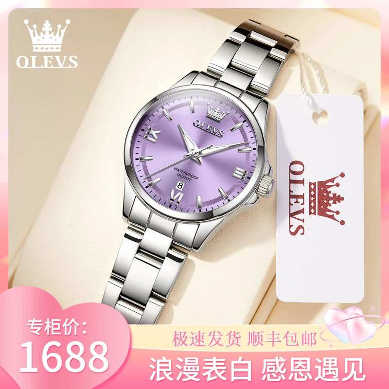 情人节礼物2025瑞士新款正品女士手表女款机械表防水女士机械表