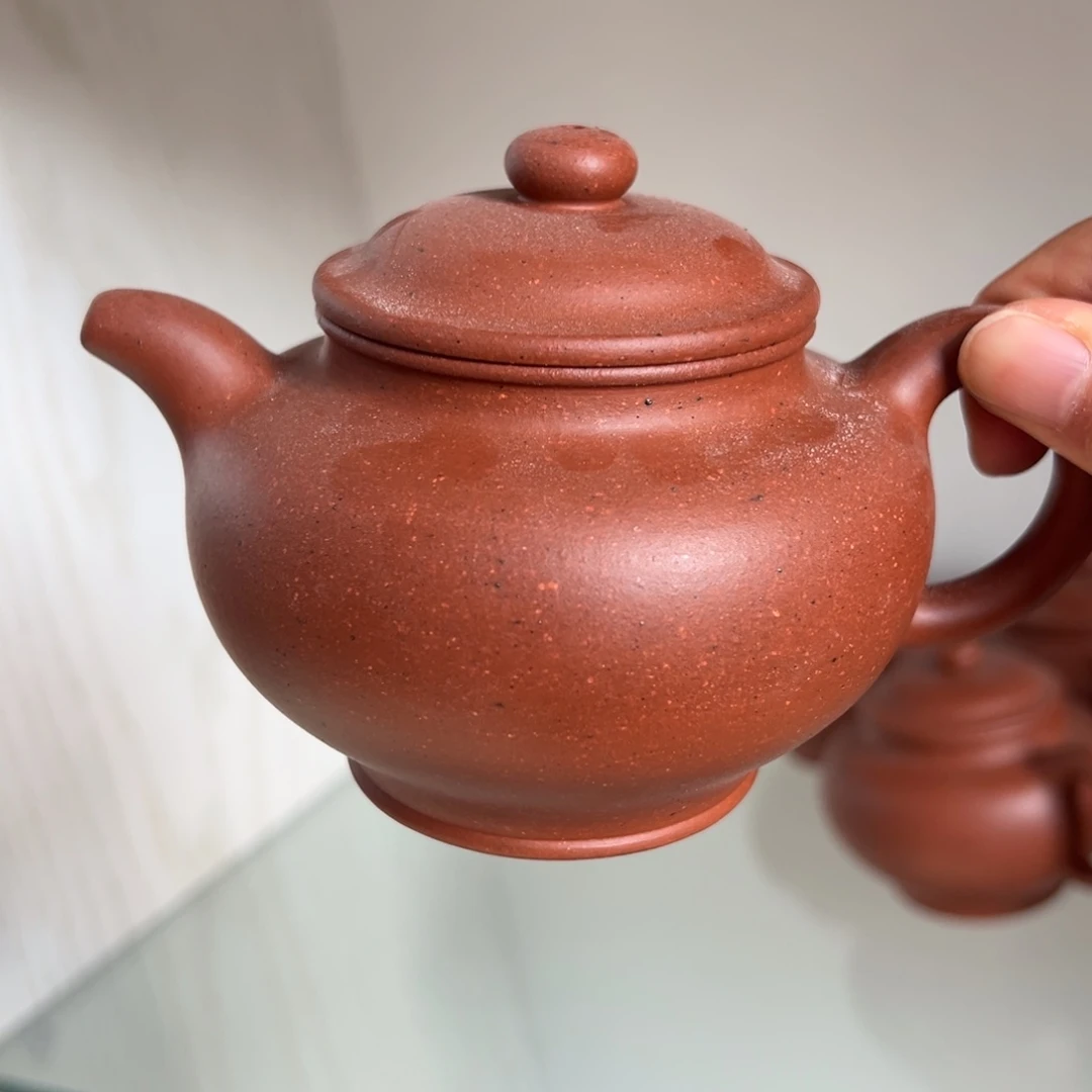 紫砂茶壶黄龙山原矿朱泥280