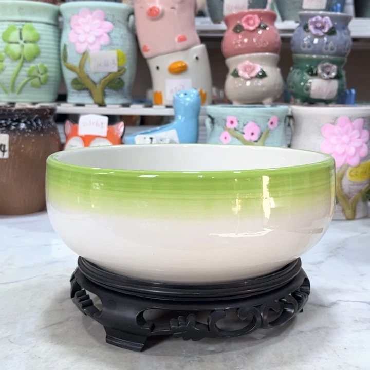 粗陶陶瓷瓷器粗陶水培547