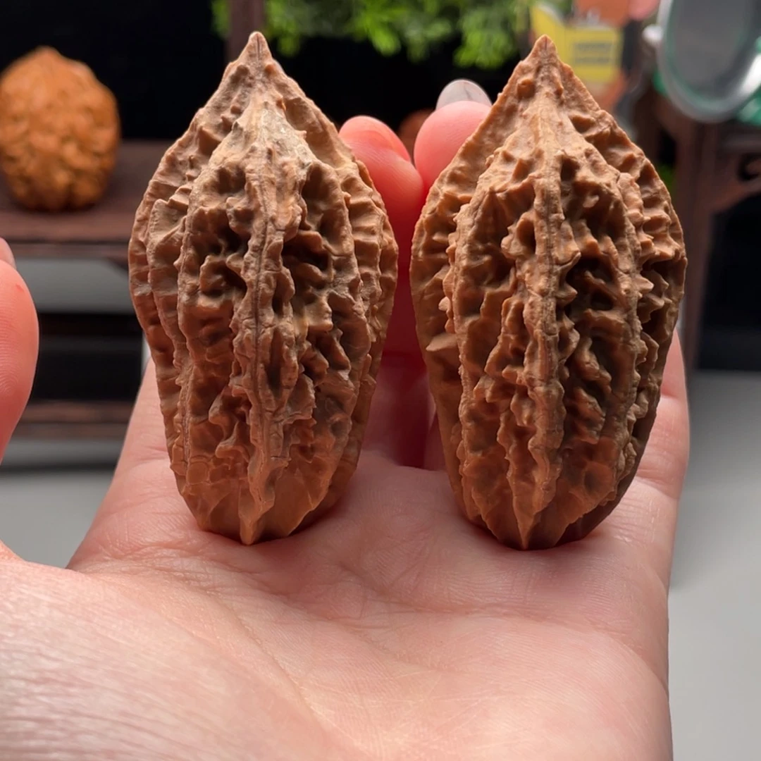 文玩核桃把件小楸千花皮13