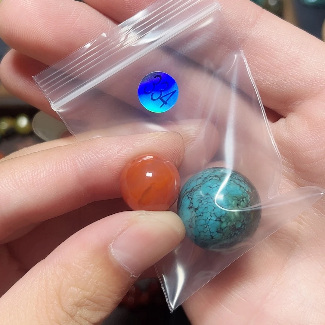 ****0未镶嵌圆珠桶珠老型手串！！玛瑙/玉髓
