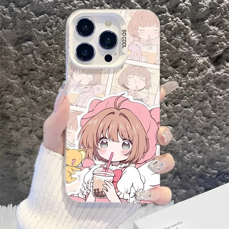 彩银壳百变小樱适用苹果16华为oppo小米15vivo荣耀oppo红米iphone