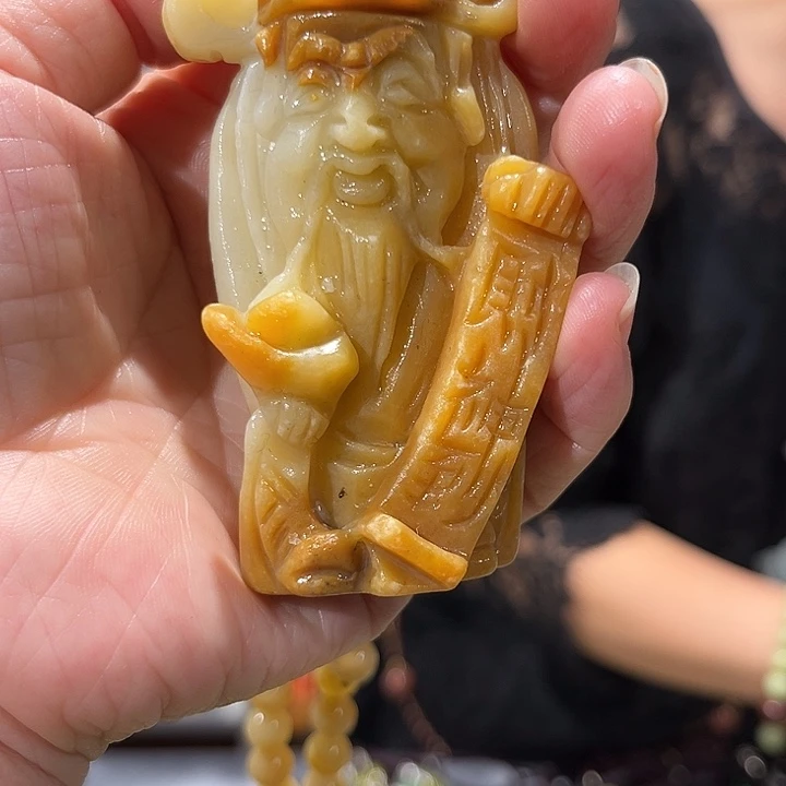 未镶嵌岫玉毛衣链