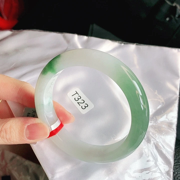 翡翠未镶嵌手镯缅甸天然a货翡翠手镯