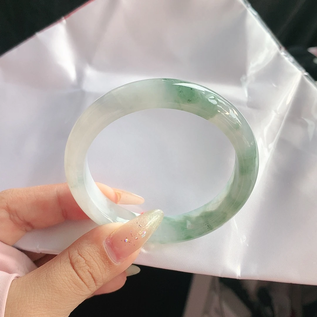 未镶嵌手镯翡翠55天然缅甸a货翡翠2725