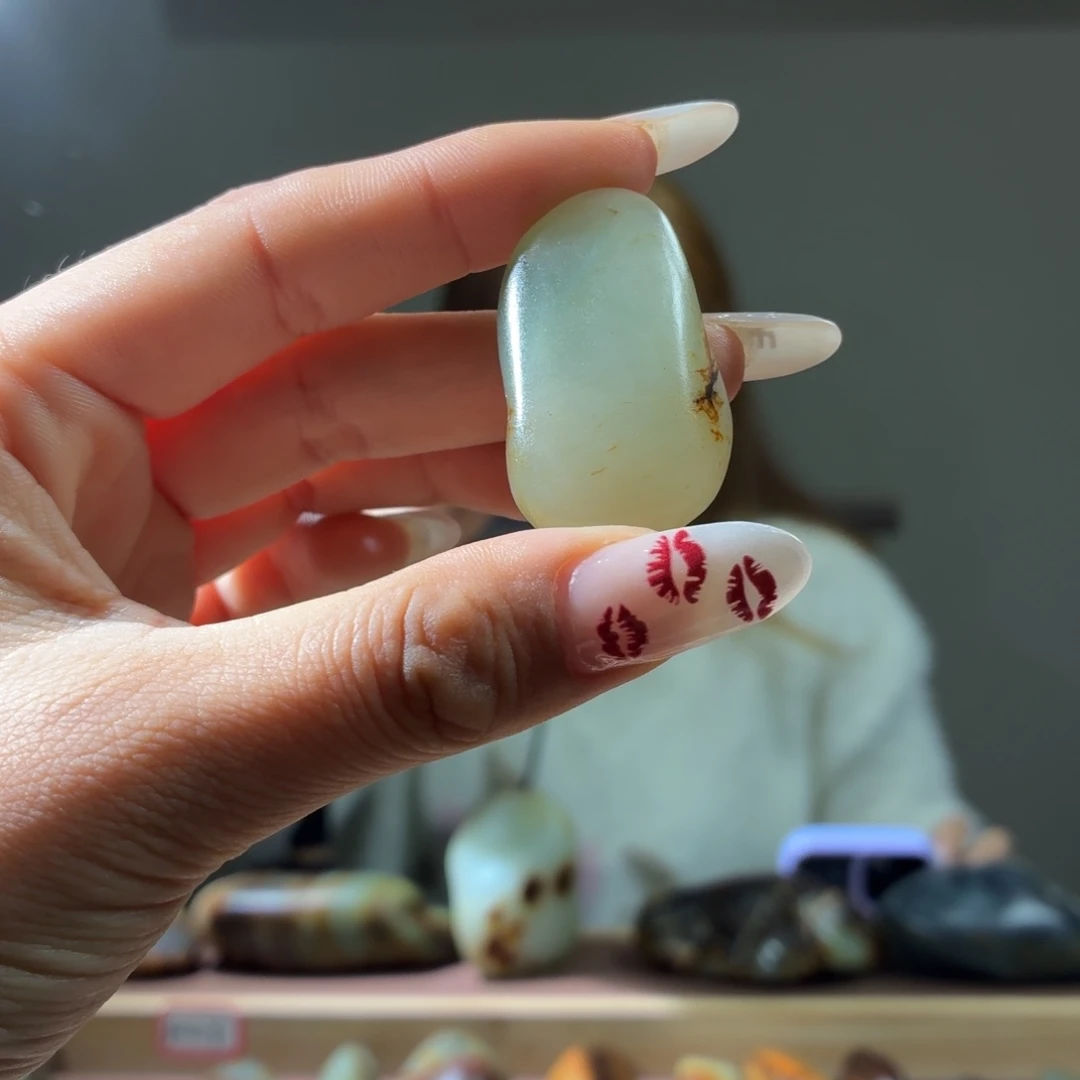 和田玉未镶嵌挂件20.8