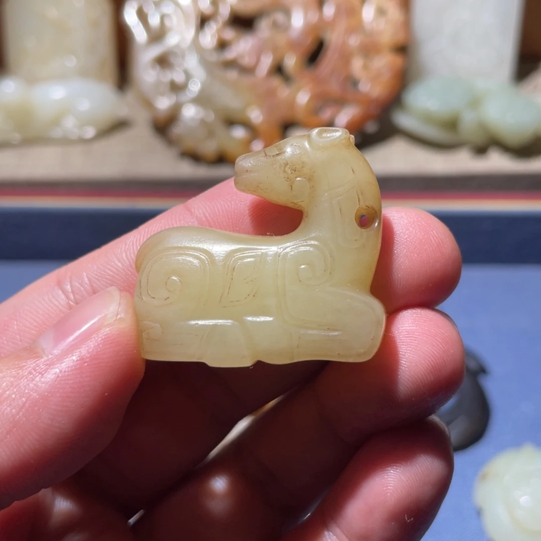 和田玉未镶嵌吊坠(不含链)