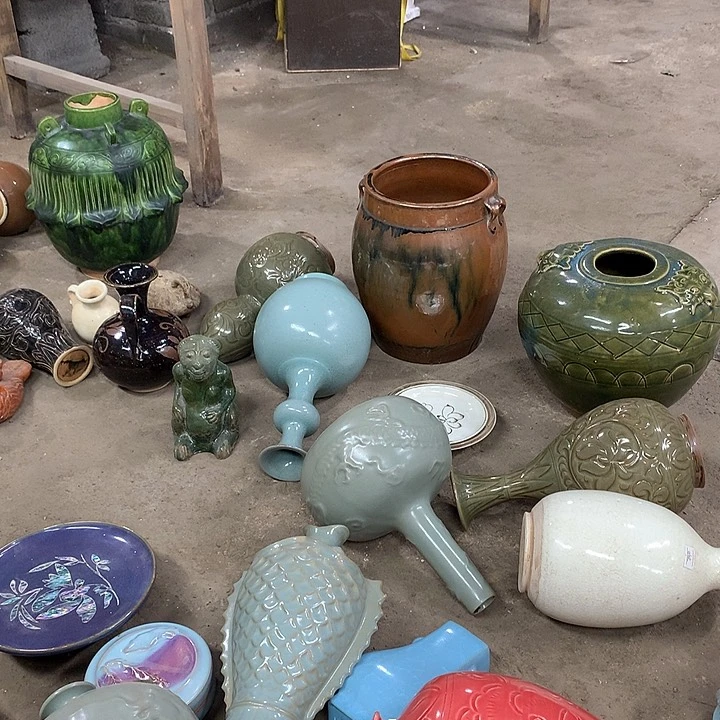 瓷片三*缘摆件瓷瓷瓷瓷