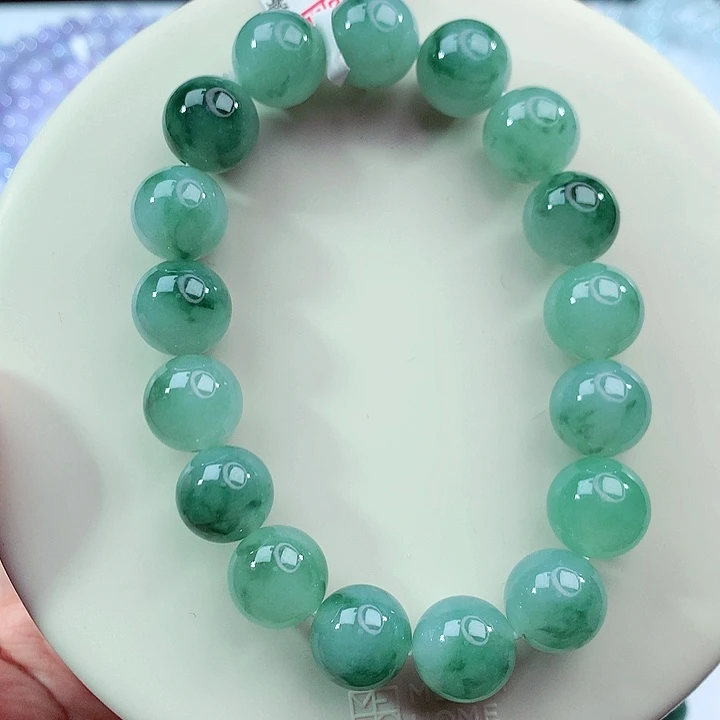 翡翠未镶嵌手链卡12