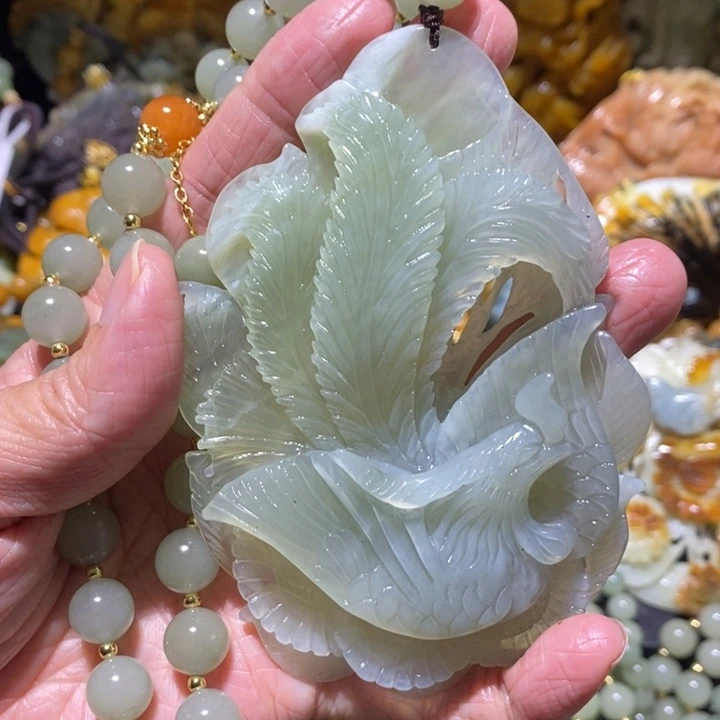 岫玉岫玉吊坠未镶嵌