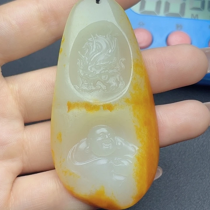 和田玉挂件未镶嵌T