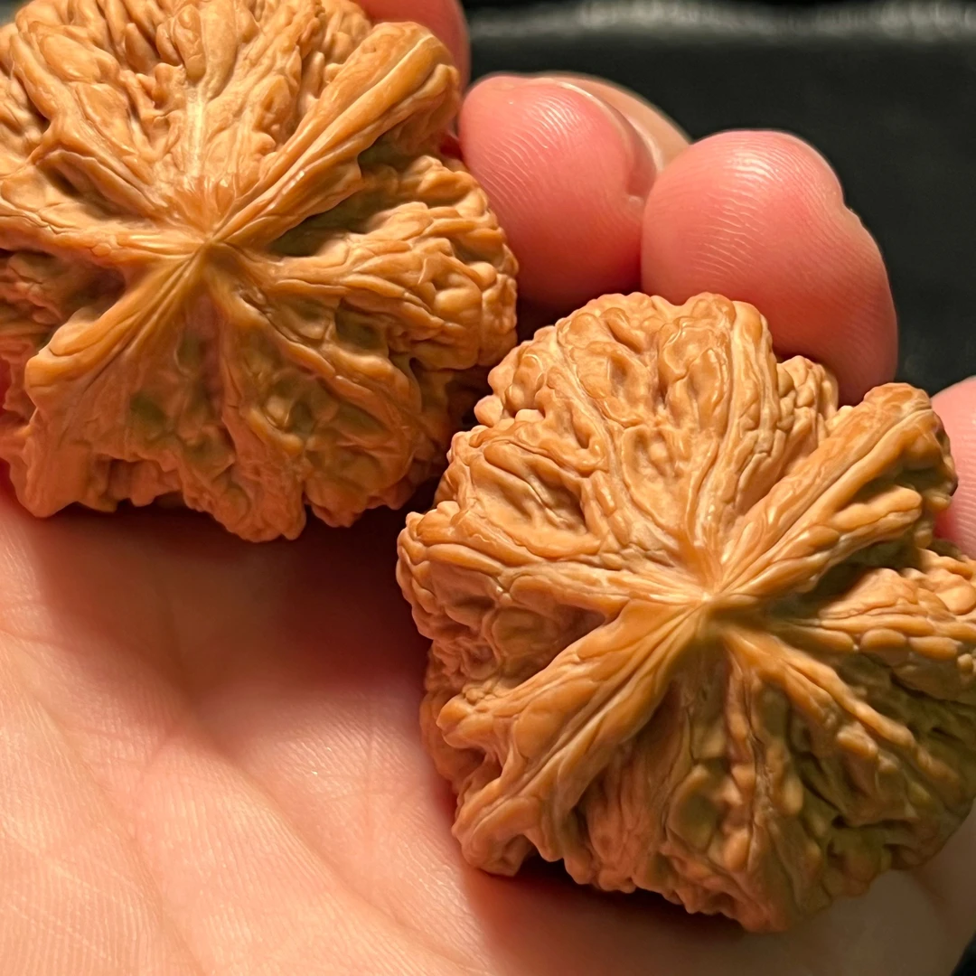 微修平谷大粗筋文玩核桃边42肚42高35编号012