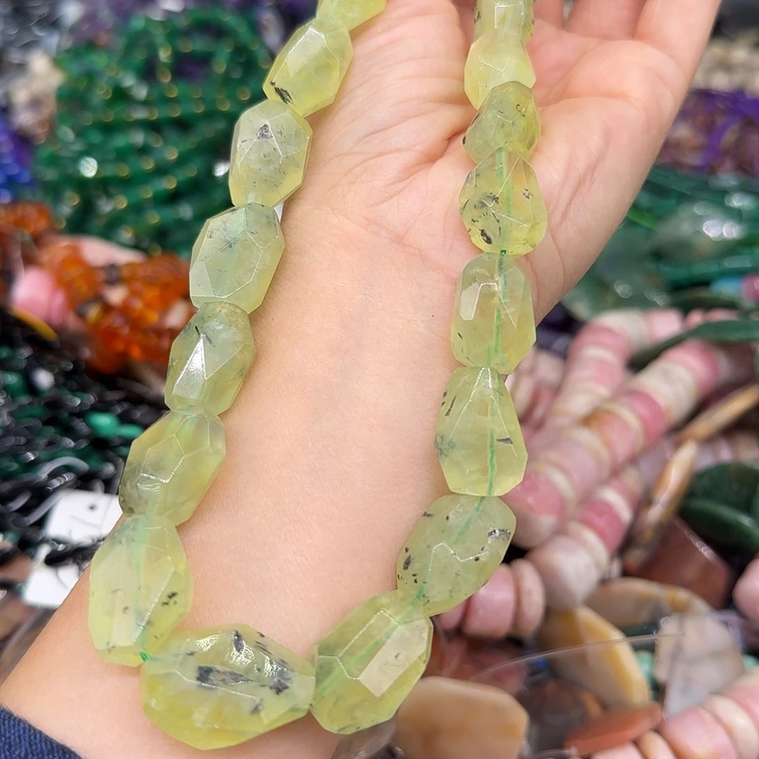 棕***栗玛瑙/玉髓合金珠宝半成品葡萄石拍两64发一条