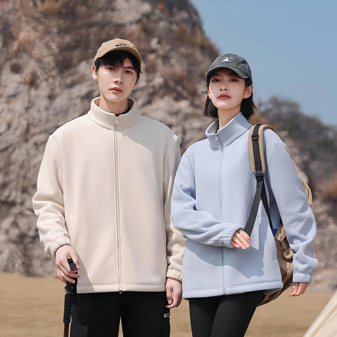 门店3&59！牧野外套」男女款摇粒绒加厚休闲百搭夹克上衣女 C24604