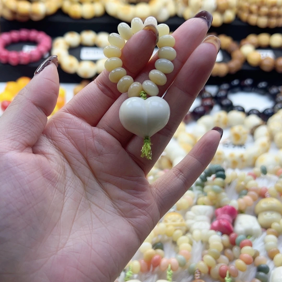 吊坠白玉菩提跑环随机默认微瑕